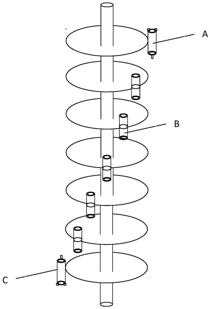 Arc extinguishing method of recoil arc extinguishing lightning protection insulator