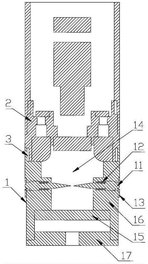 An optical microscopic stress measurement device based on the principle of aperture deformation