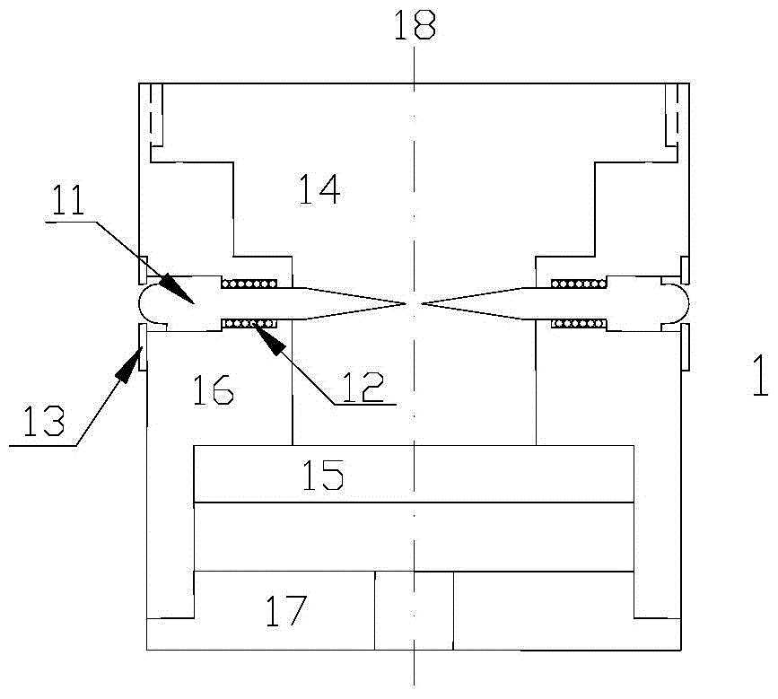 An optical microscopic stress measurement device based on the principle of aperture deformation