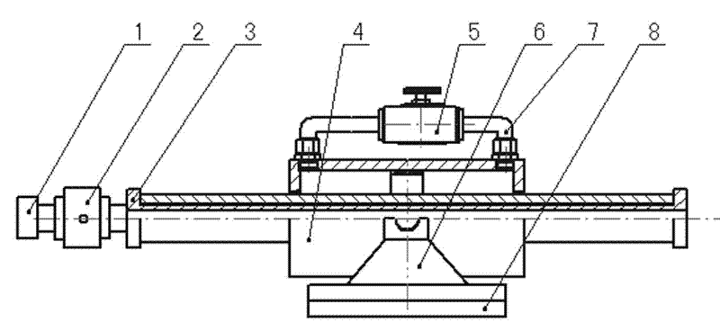 Device for testing feeding force and lifting force of top-drive power head drill