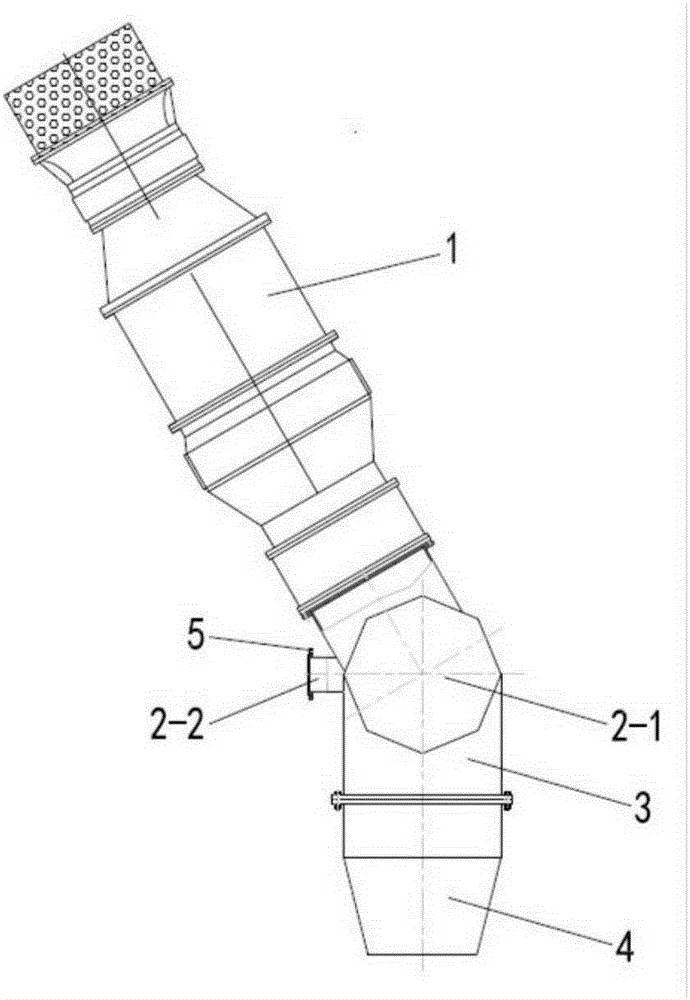 Large flow clapboard spraying device for deep water trenching machine