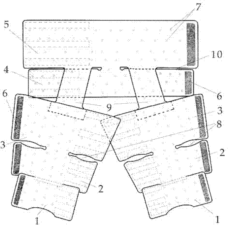 Non-inflatable elastic anti-shock resuscitation suit