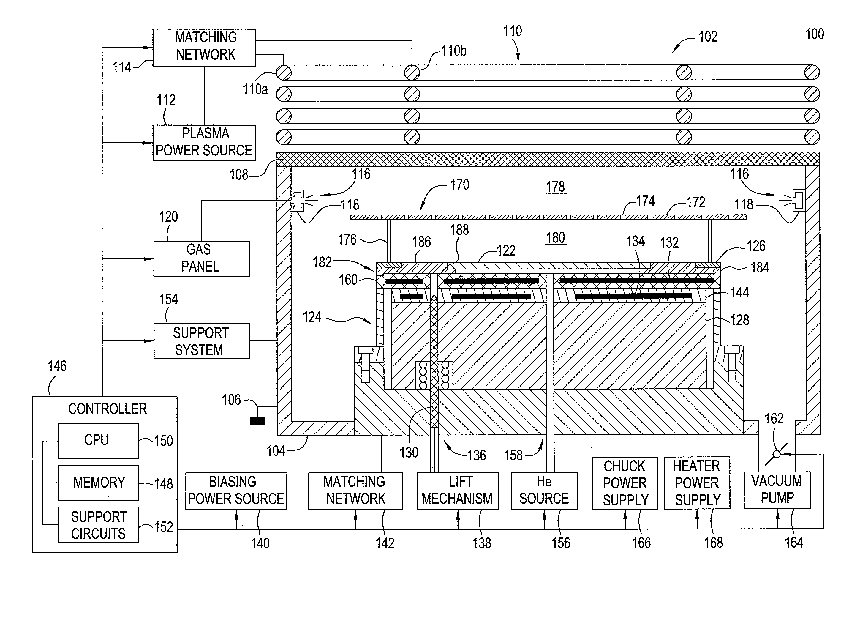 Methods for in-situ chamber dry clean in photomask plasma etching processing chamber