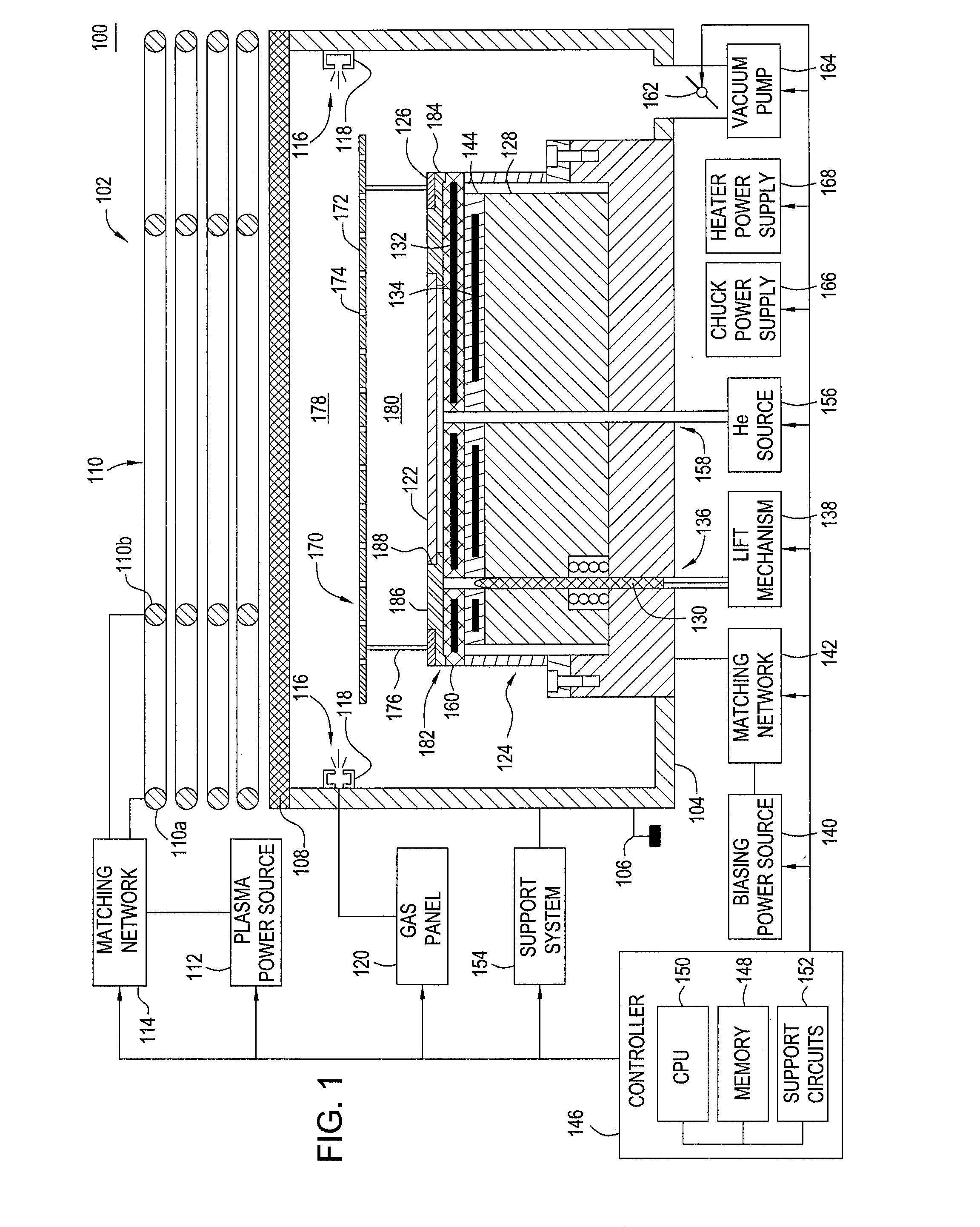 Methods for in-situ chamber dry clean in photomask plasma etching processing chamber