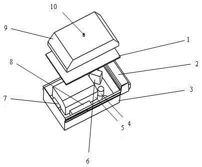 A split-type vacuum electrostatic trace extractor and its application method