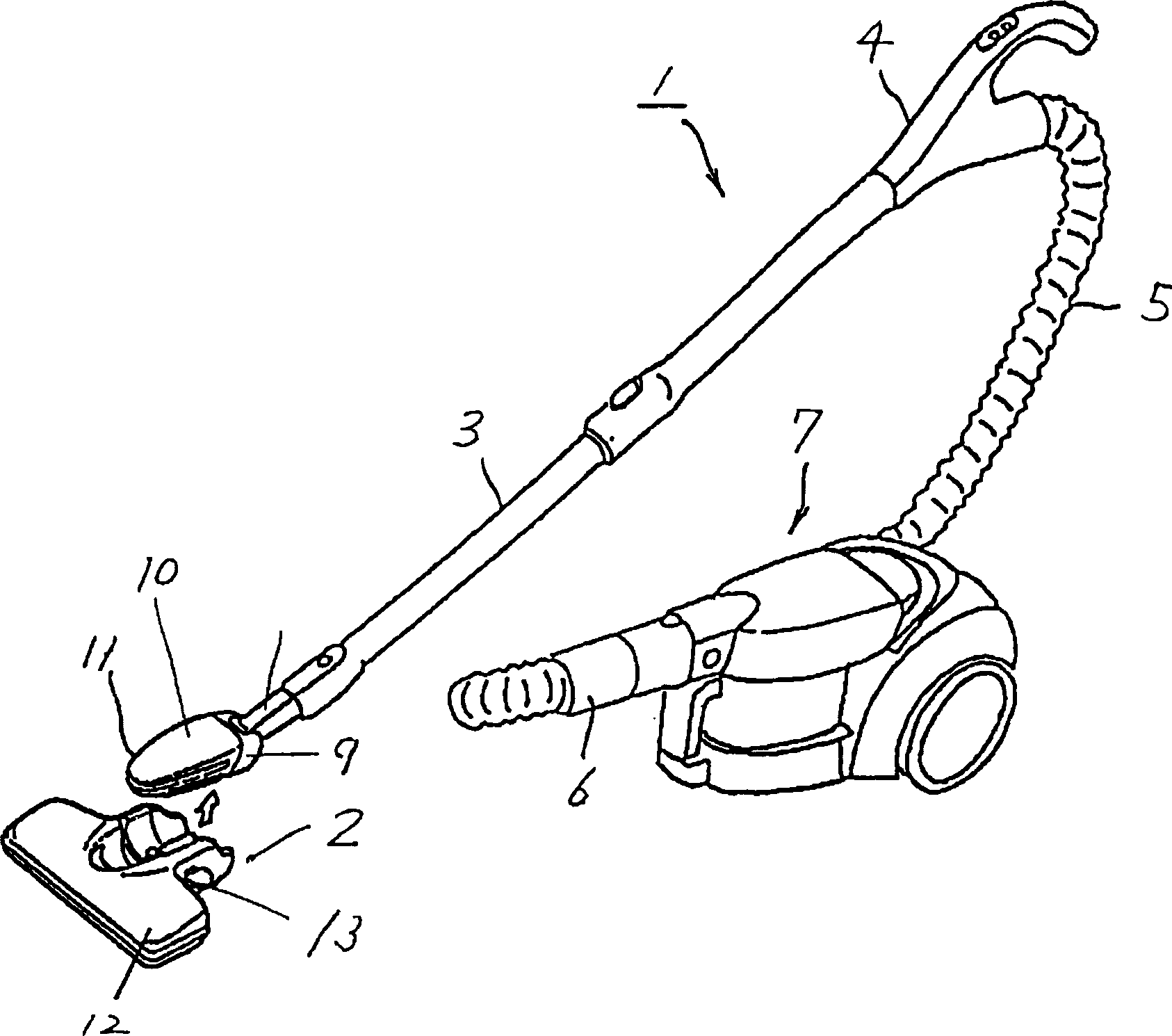 Electric vacuum cleaner head and electric vacuum cleaner using same