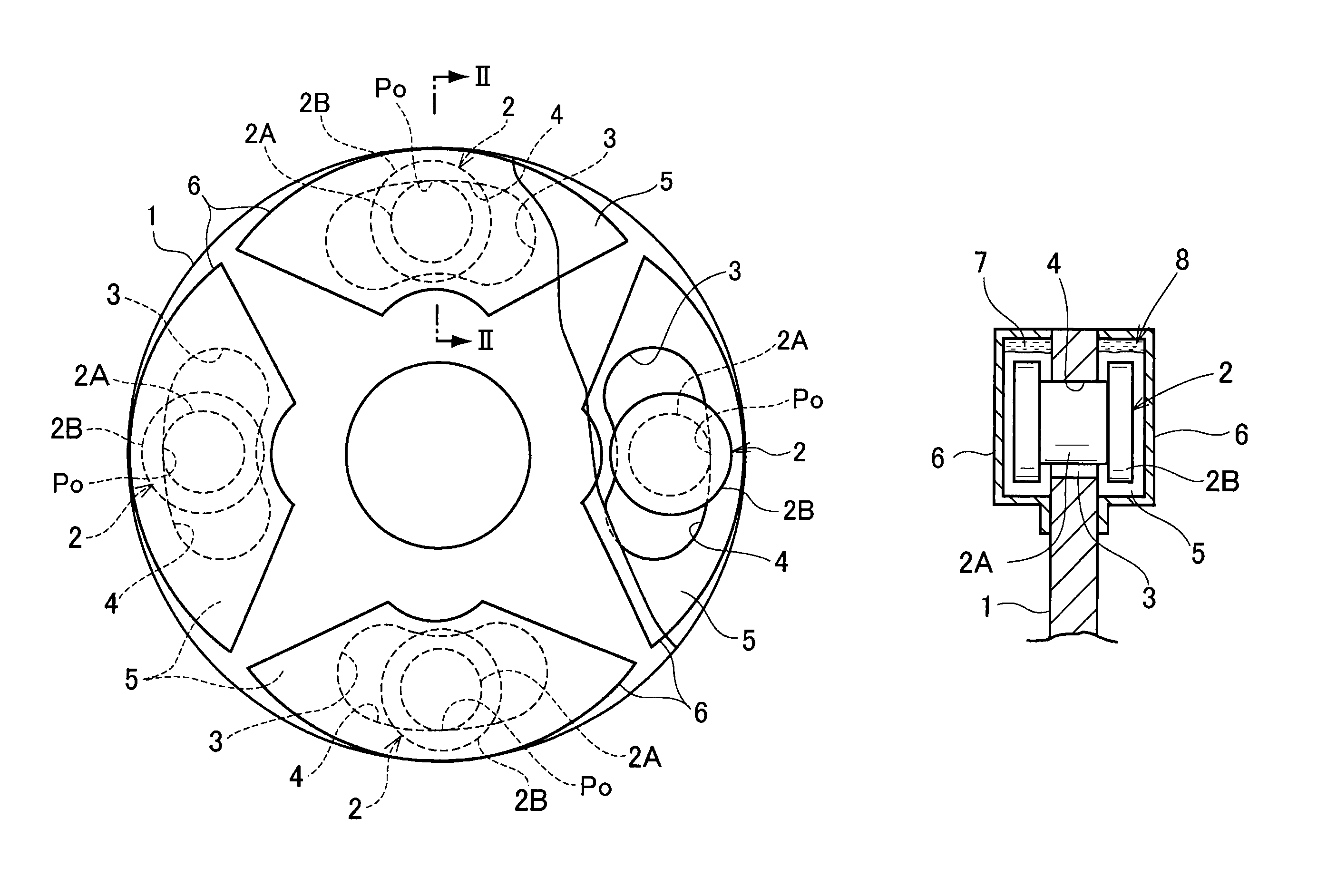 Torsional vibration damping device