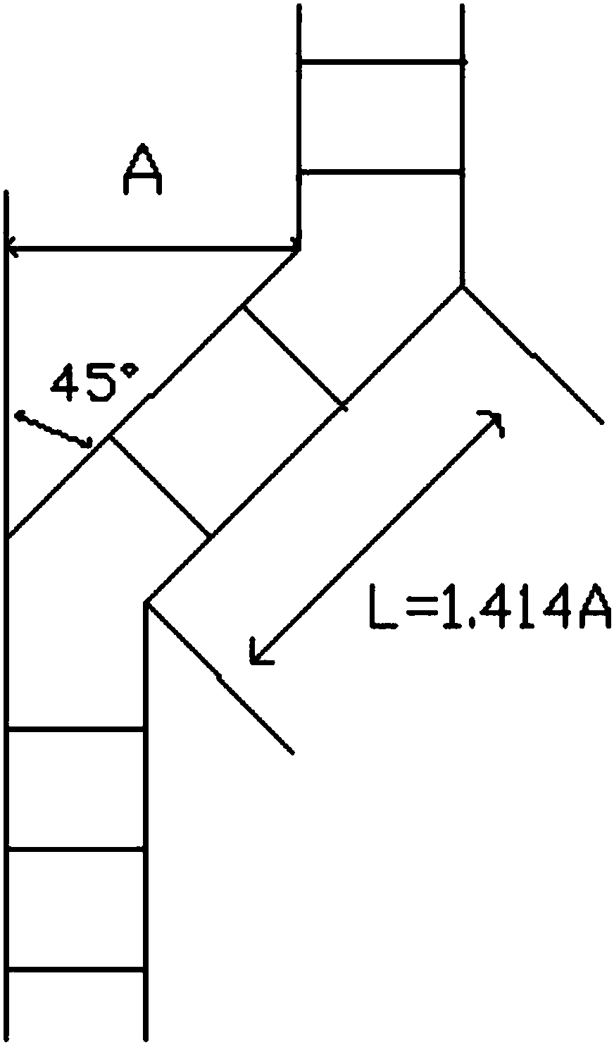 Method for manufacturing cable bridge elbow