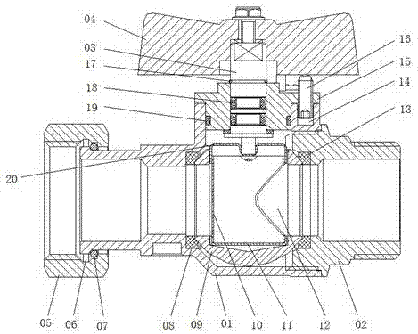 Filter ball valve