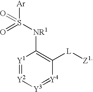 Triazolyl pyridyl benzenesulfonamides