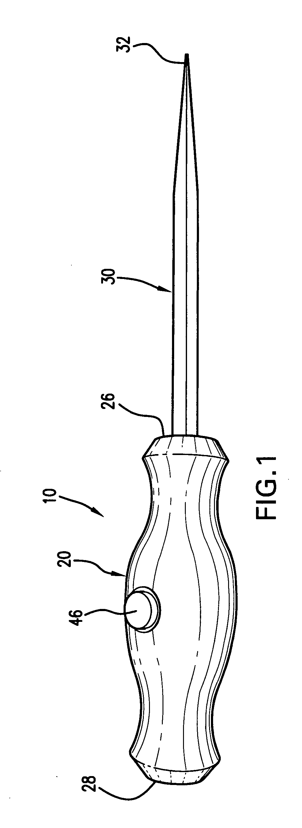 Screwdriver with dual headed axial shaft