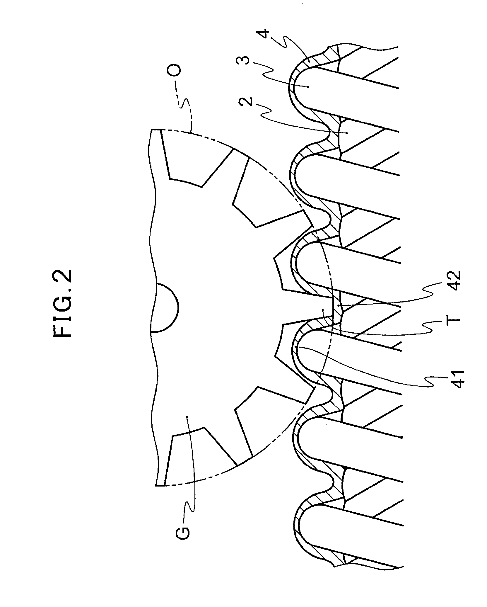 Toothed cable