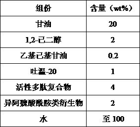 Skin whitening and brightening repair composition containing active polypeptide and application of skin whitening and brightening repair composition