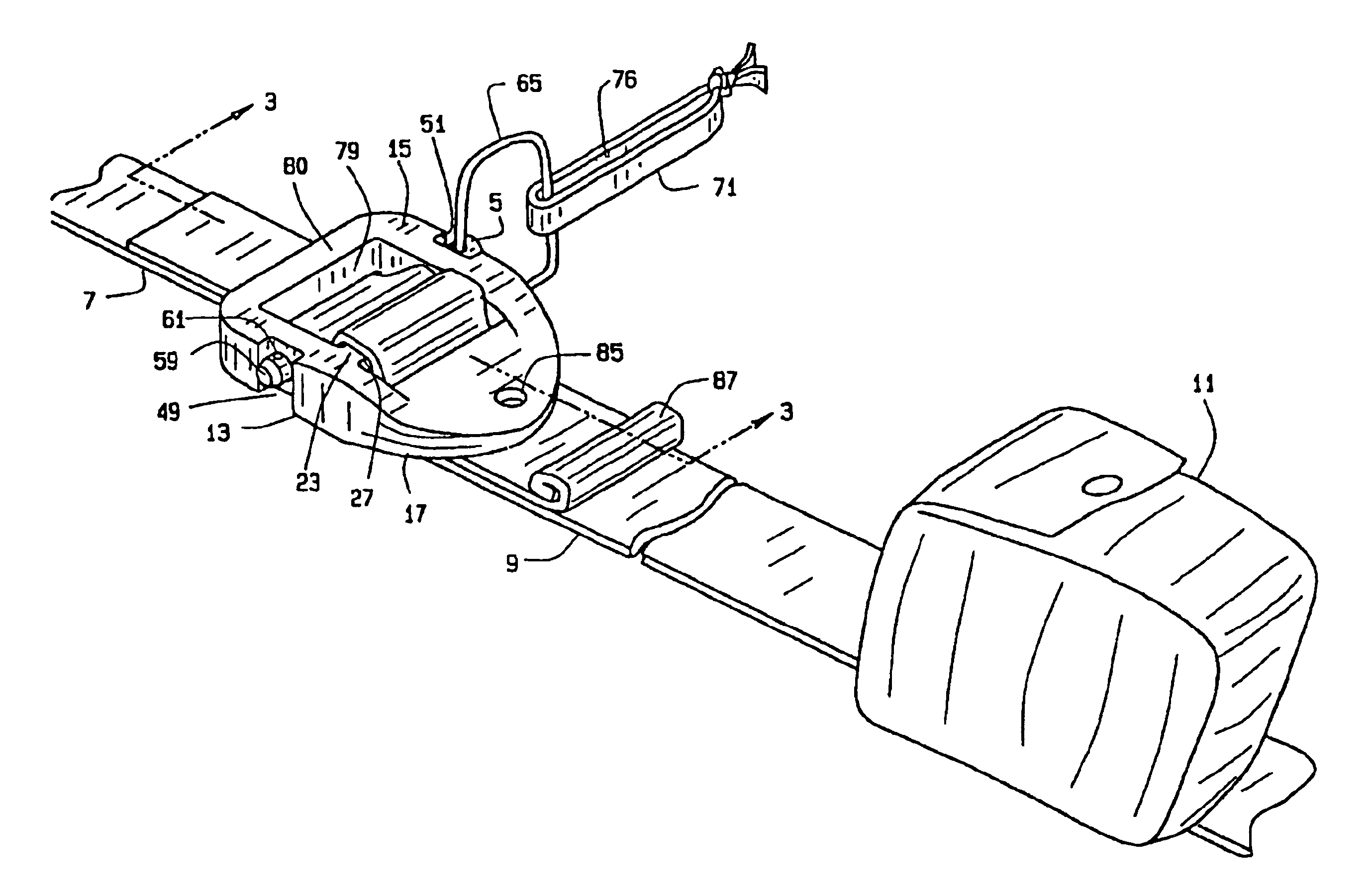 Quick release detachable buckle