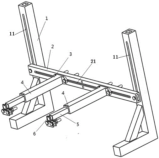 Box structure plate welding tooling