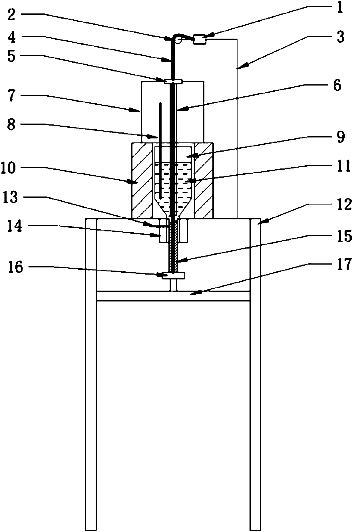 Long carbon fiber and metal composite continuous casting machine and process