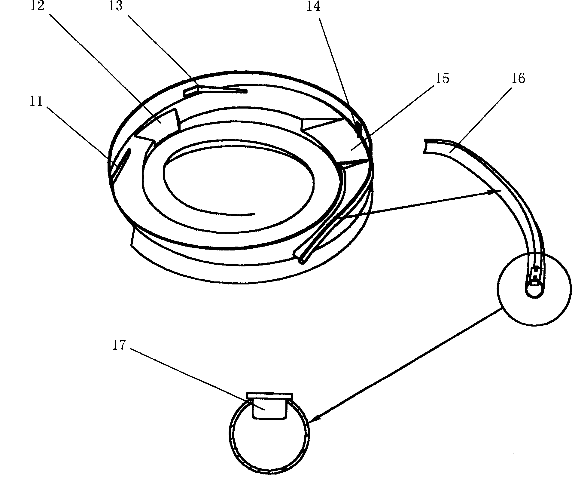 Automatic detection separator for quartz crystal resonator