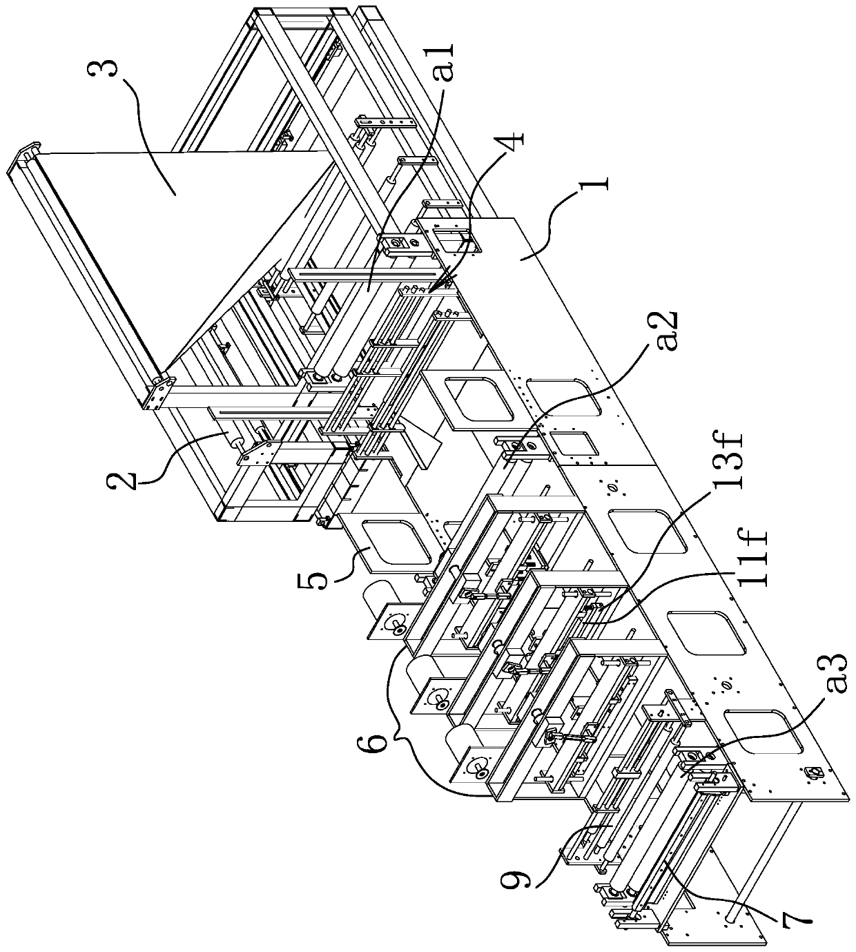 Air column bag equipment driving unit and air column bag machining equipment thereof