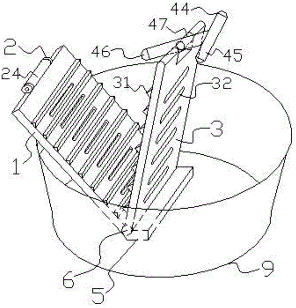 A manual washing machine