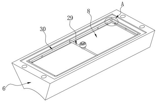 A glue-iron integrated vehicle backlight processing device