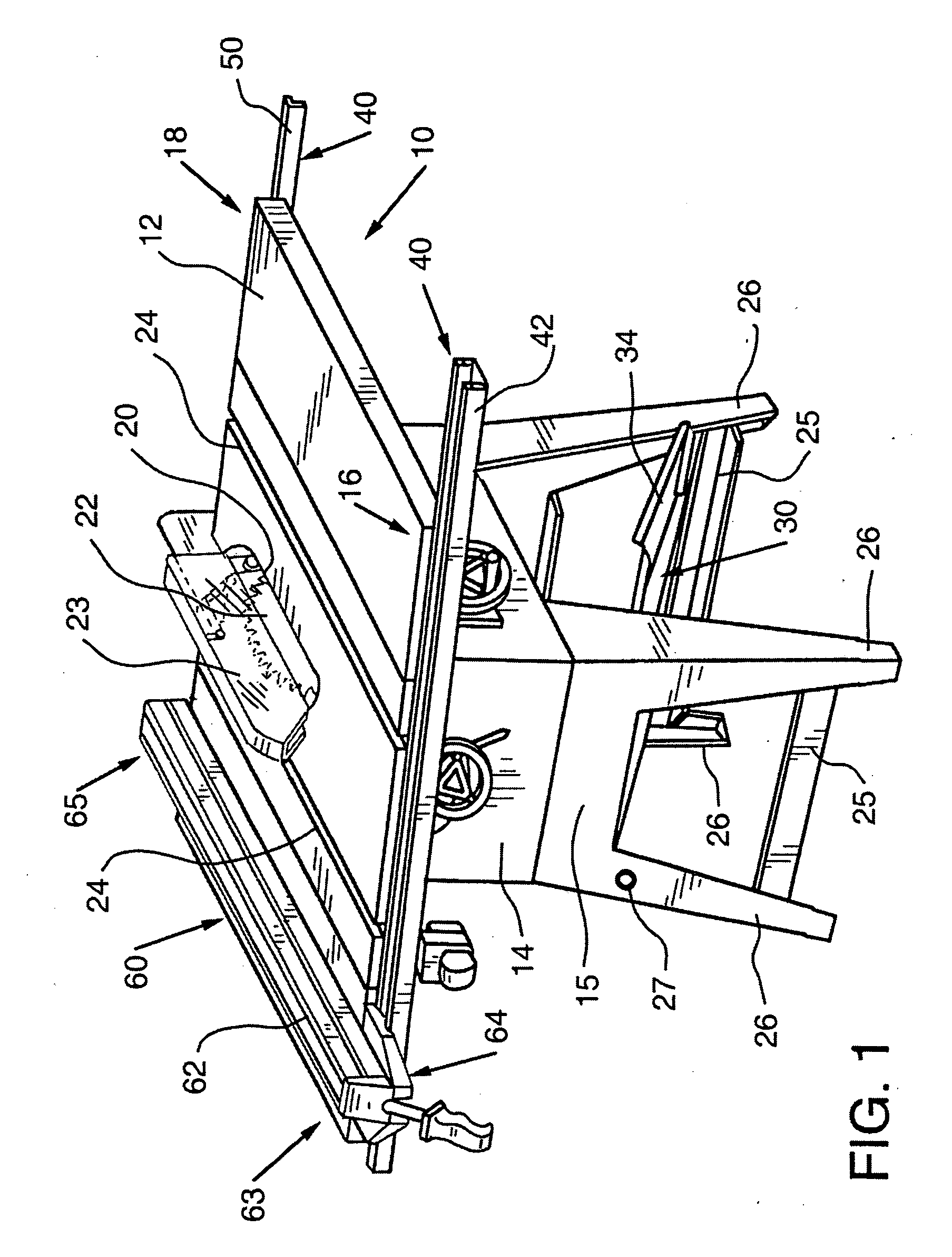 Sawing apparatus and saw fence system