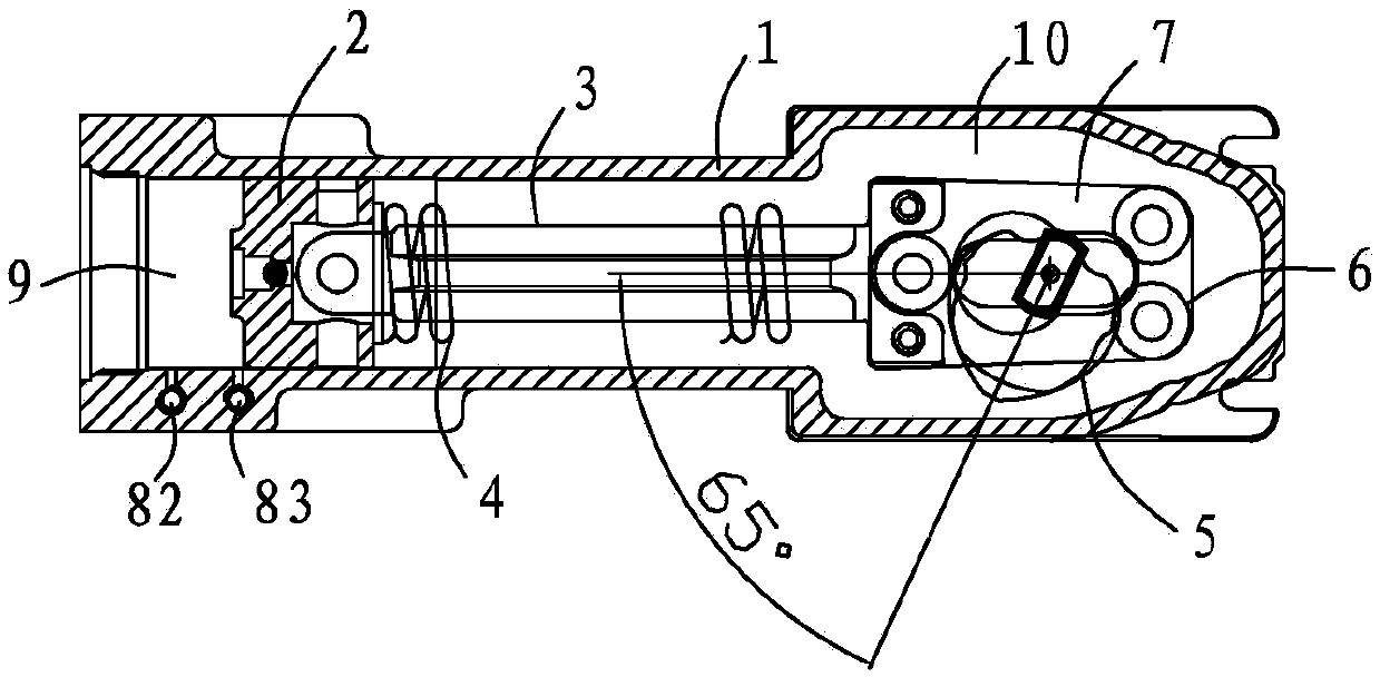 Floor spring with function of delaying door opening