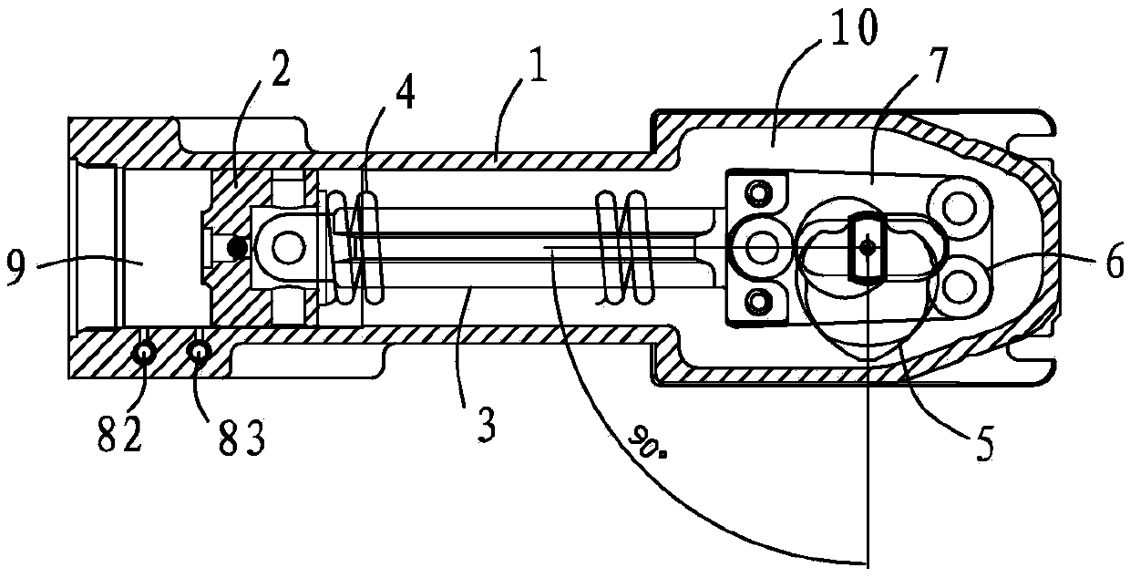 Floor spring with function of delaying door opening