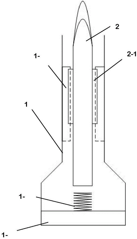 Puncture device for laparoscope operation capable of automatically warning