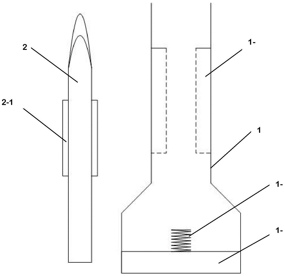 Puncture device for laparoscope operation capable of automatically warning