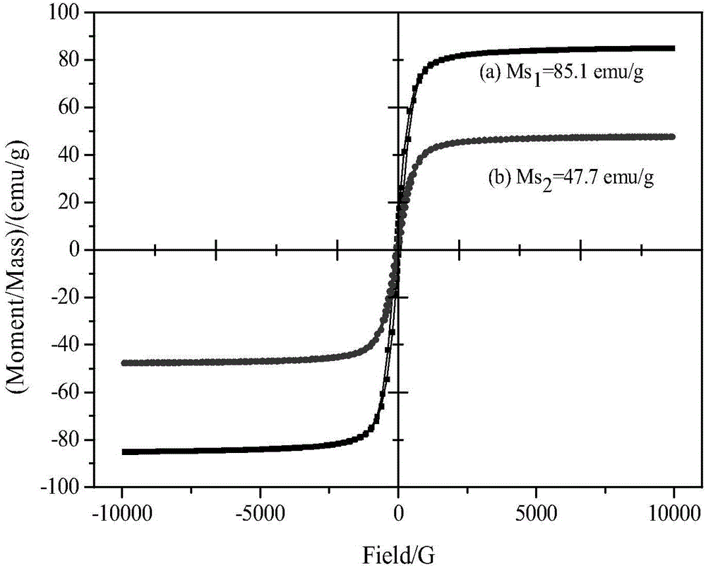 Reaction device for preparing magnetic nano material through ultrasound enhancement cooperating with magnetic field induction