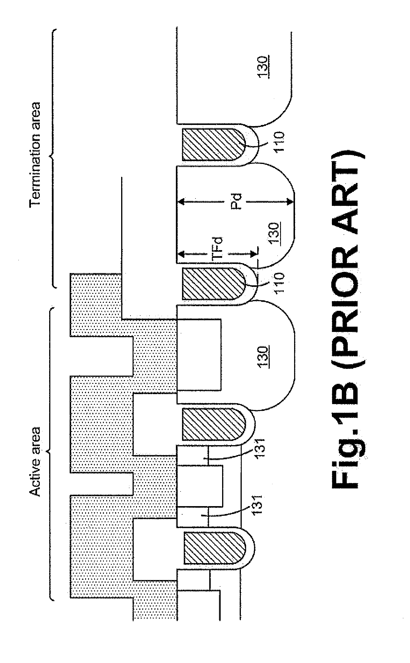 Trench mosfet with trenched floating gates in termination