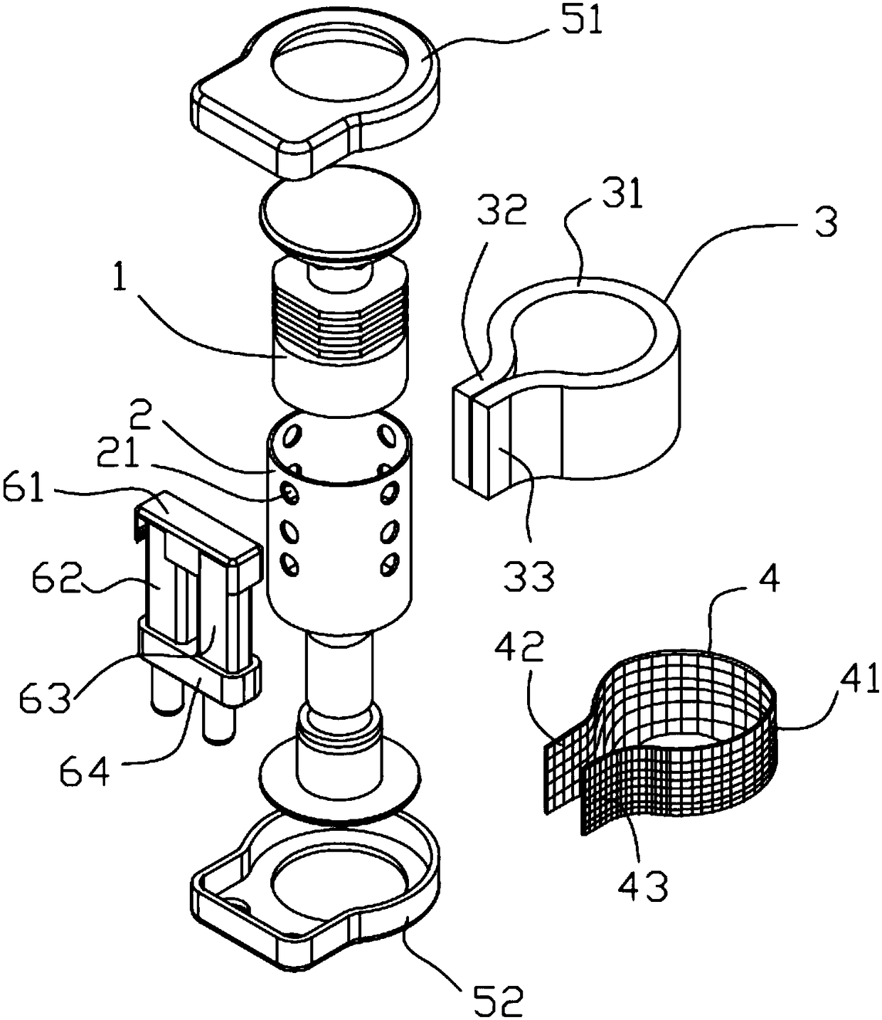 Atomization device with metal mesh and manufacture method thereof