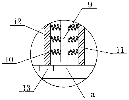 Storage rack with buffer function for trains