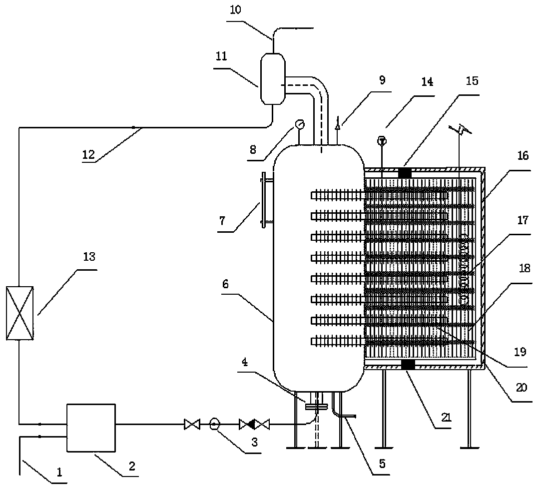 Novel heat pipe steam boiler