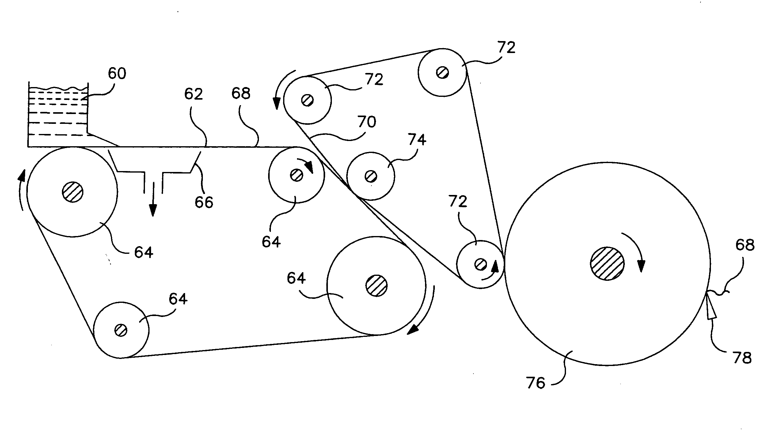 Tissue products containing non-fibrous polymeric surface structures and a topically-applied softening composition