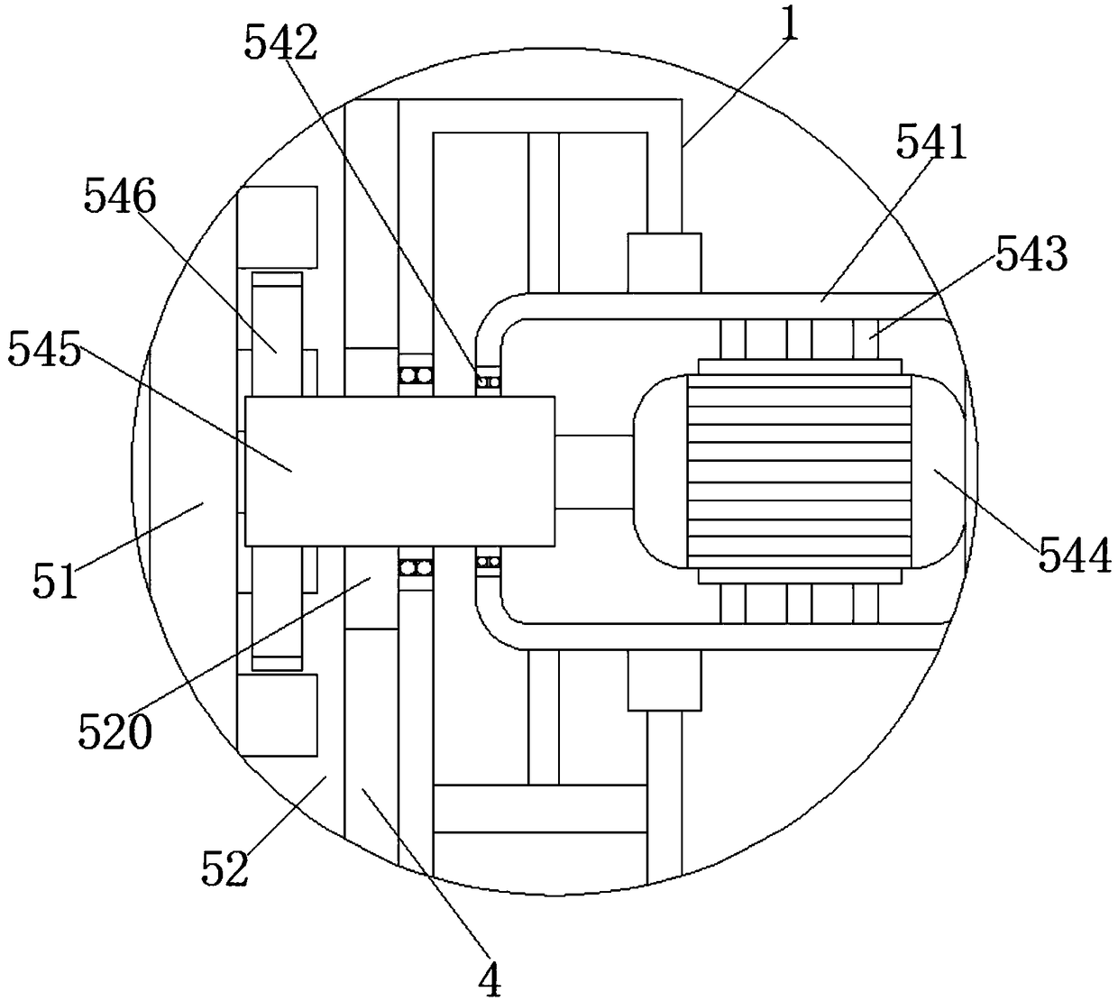 Floor drain sewer dredging device capable of instantly changing air pressure