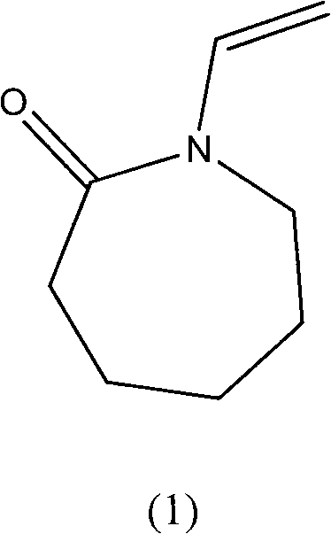 Preparation method for N-vinyl caprolactam capable of recycling raw materials