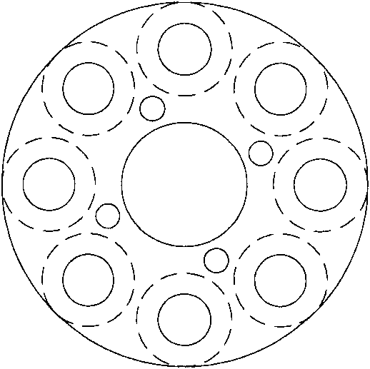 Device for collecting and releasing copper cylinder and copper ball pressure gauge