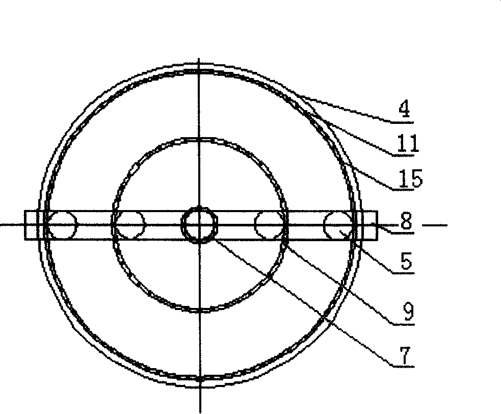 Permanent-magnet gyratory agitation device