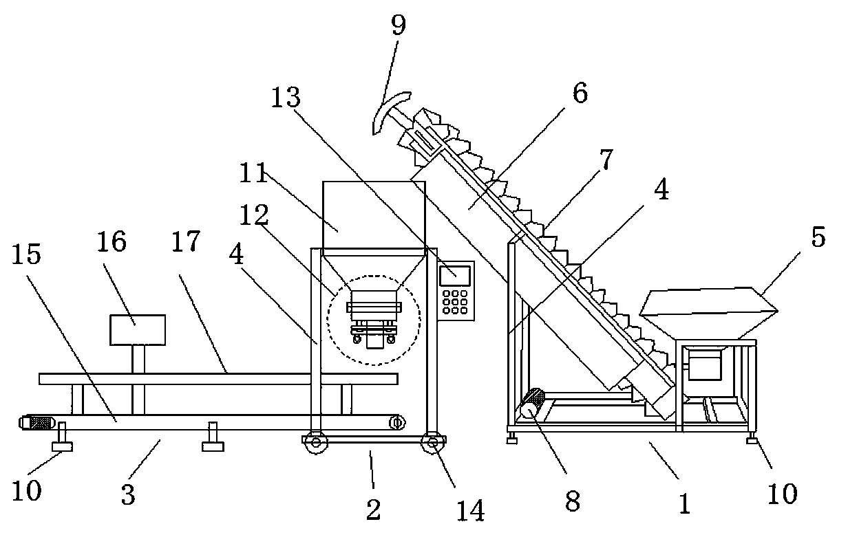 Packing machine for crop production