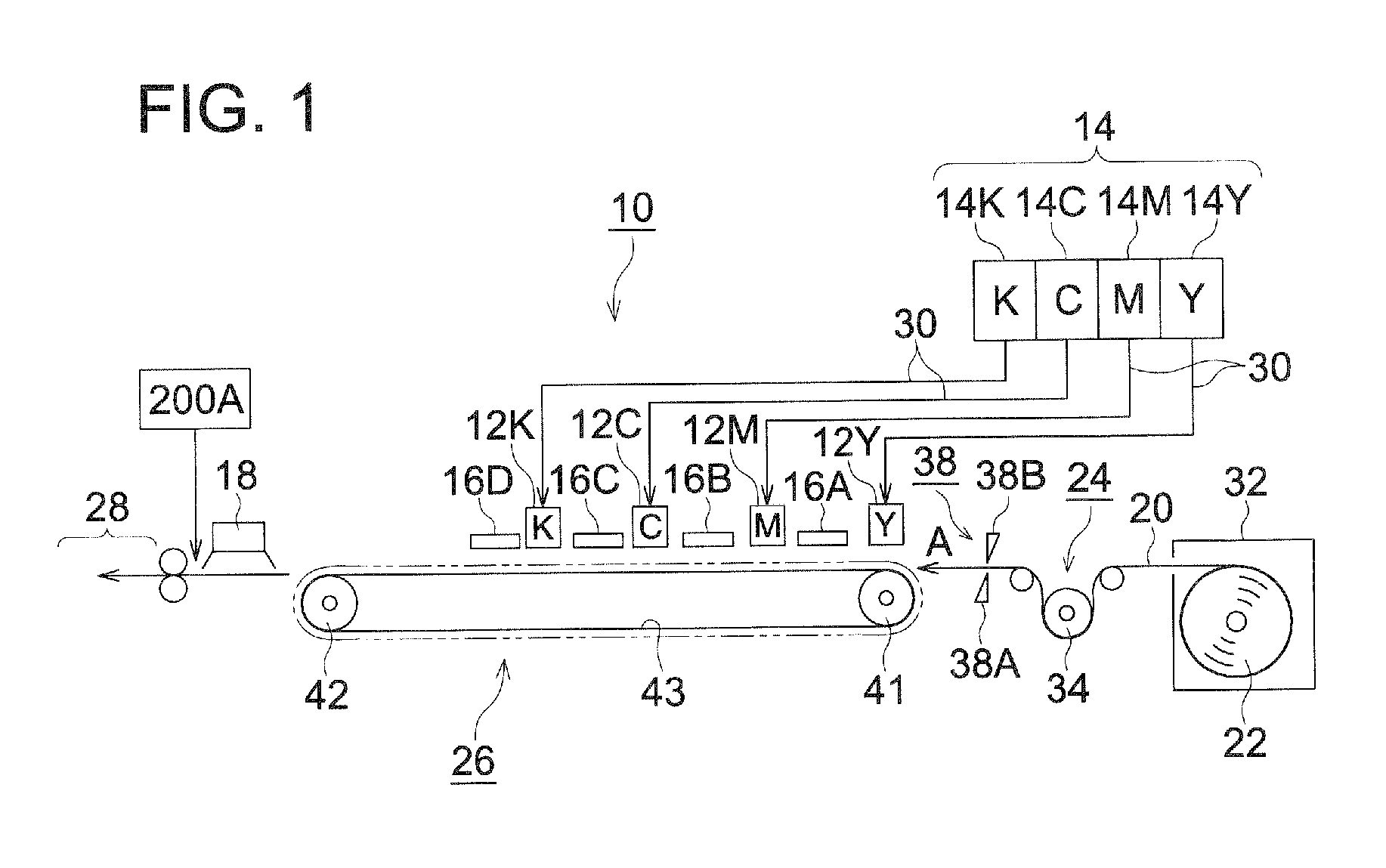 Ink jet recording device and ink jet recording method