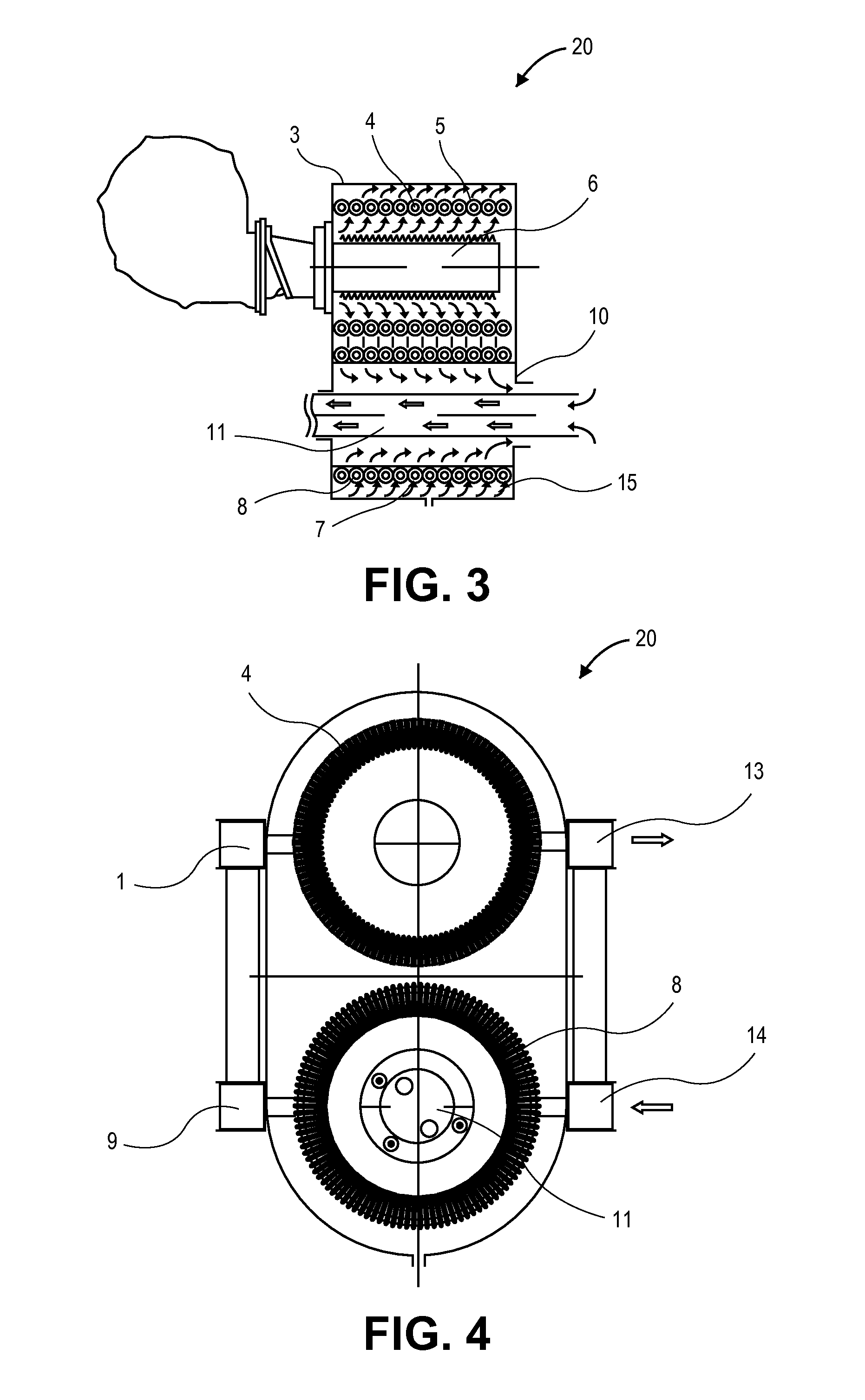 Spiral finned coil condensing heat exchanger