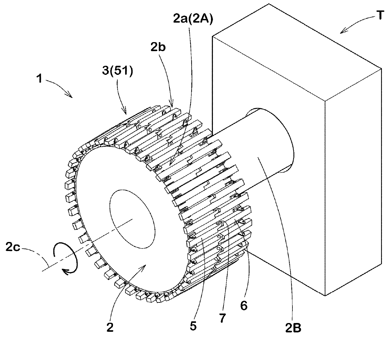 Belt drum device