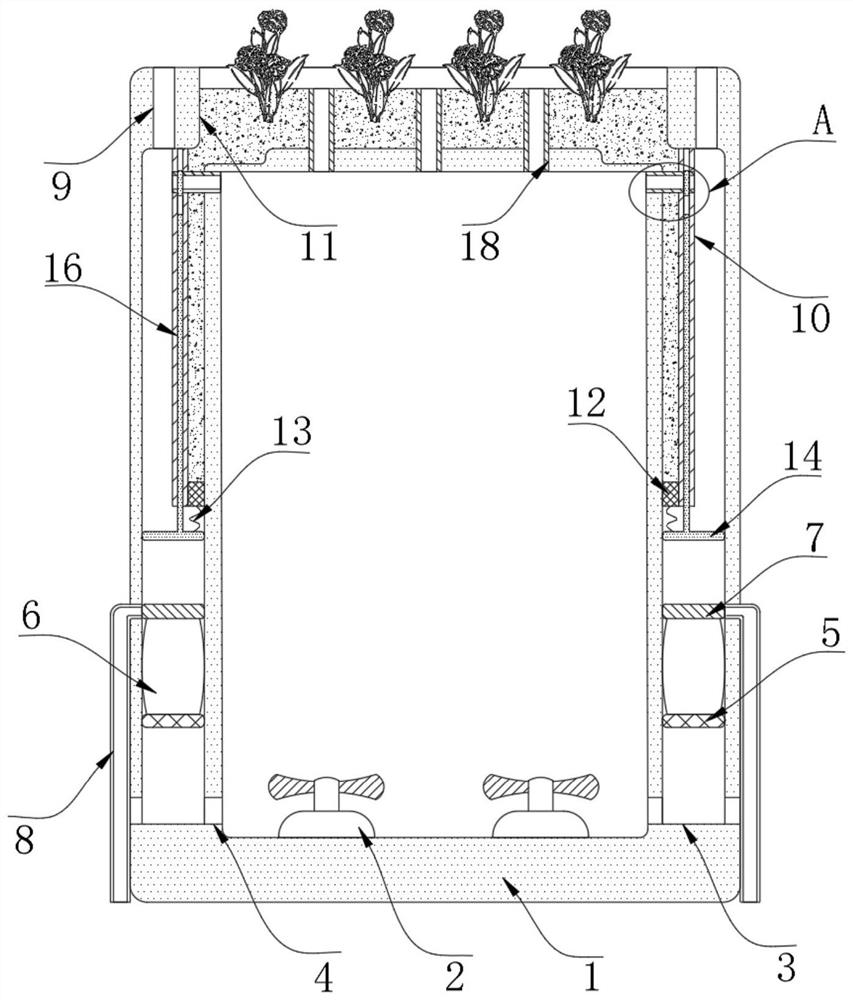 An environment-friendly power distribution cabinet for sponge city