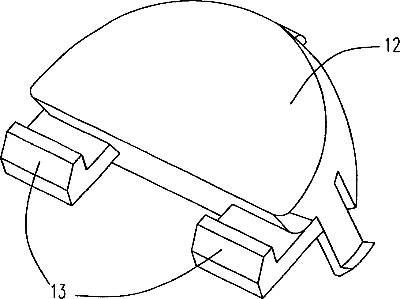 Clip buckle structure in battery seat