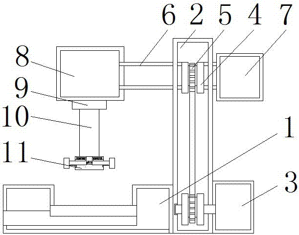 A high-efficiency reaming machine