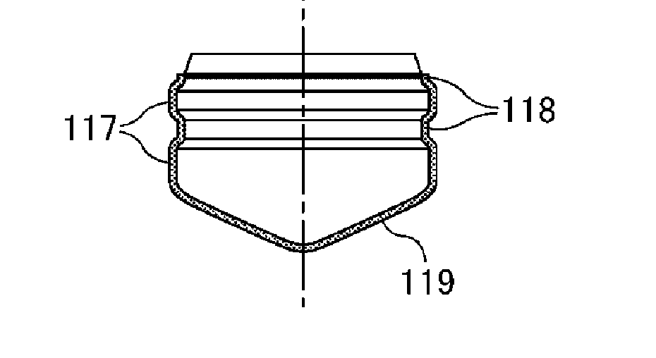 Mold for gasket for prefilled syringe