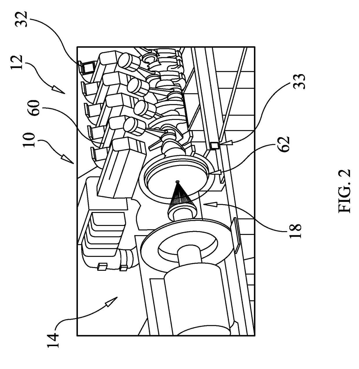 System and method for detecting wear or failure of genset power system coupling