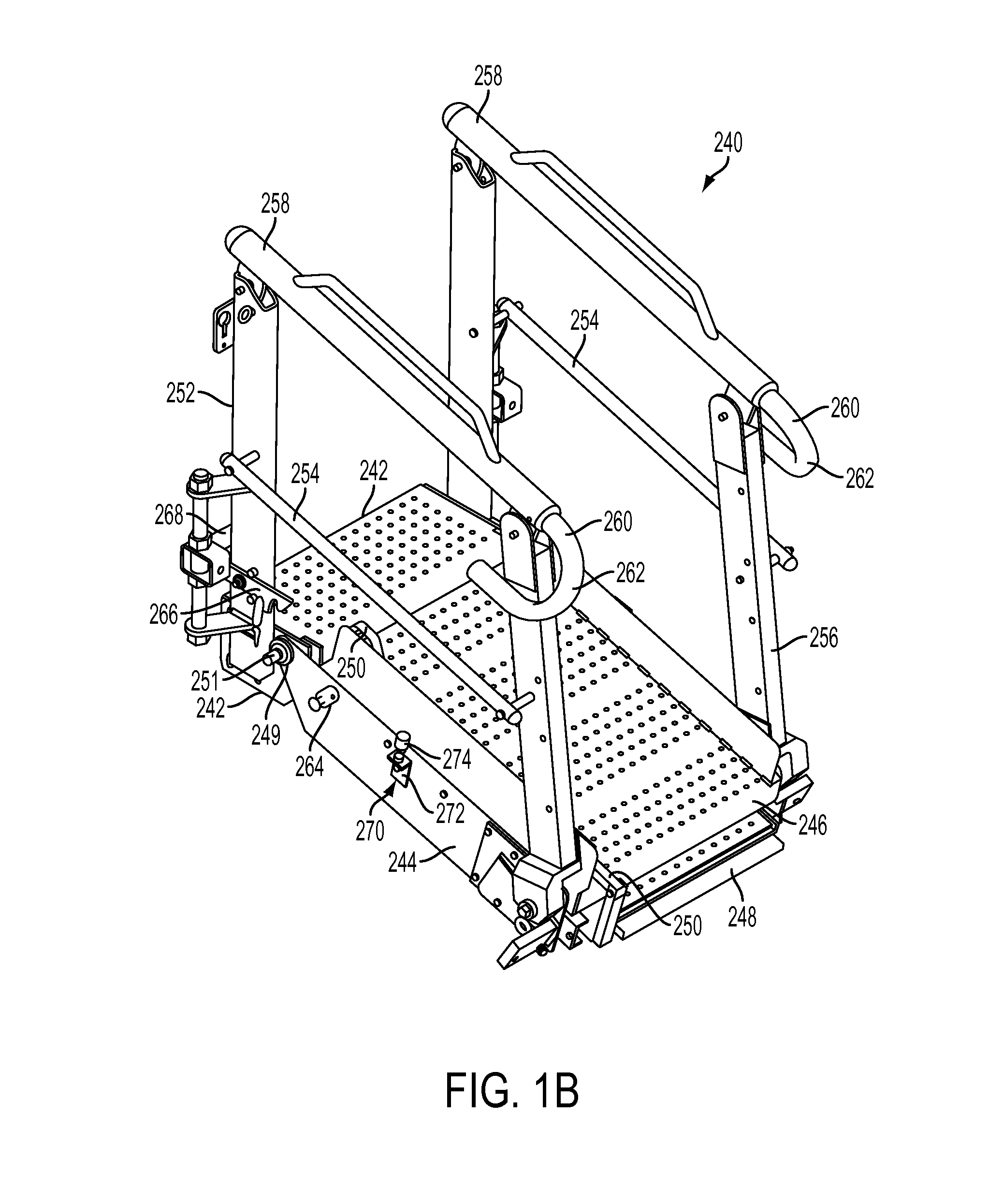 Gangway bearing retainer plate