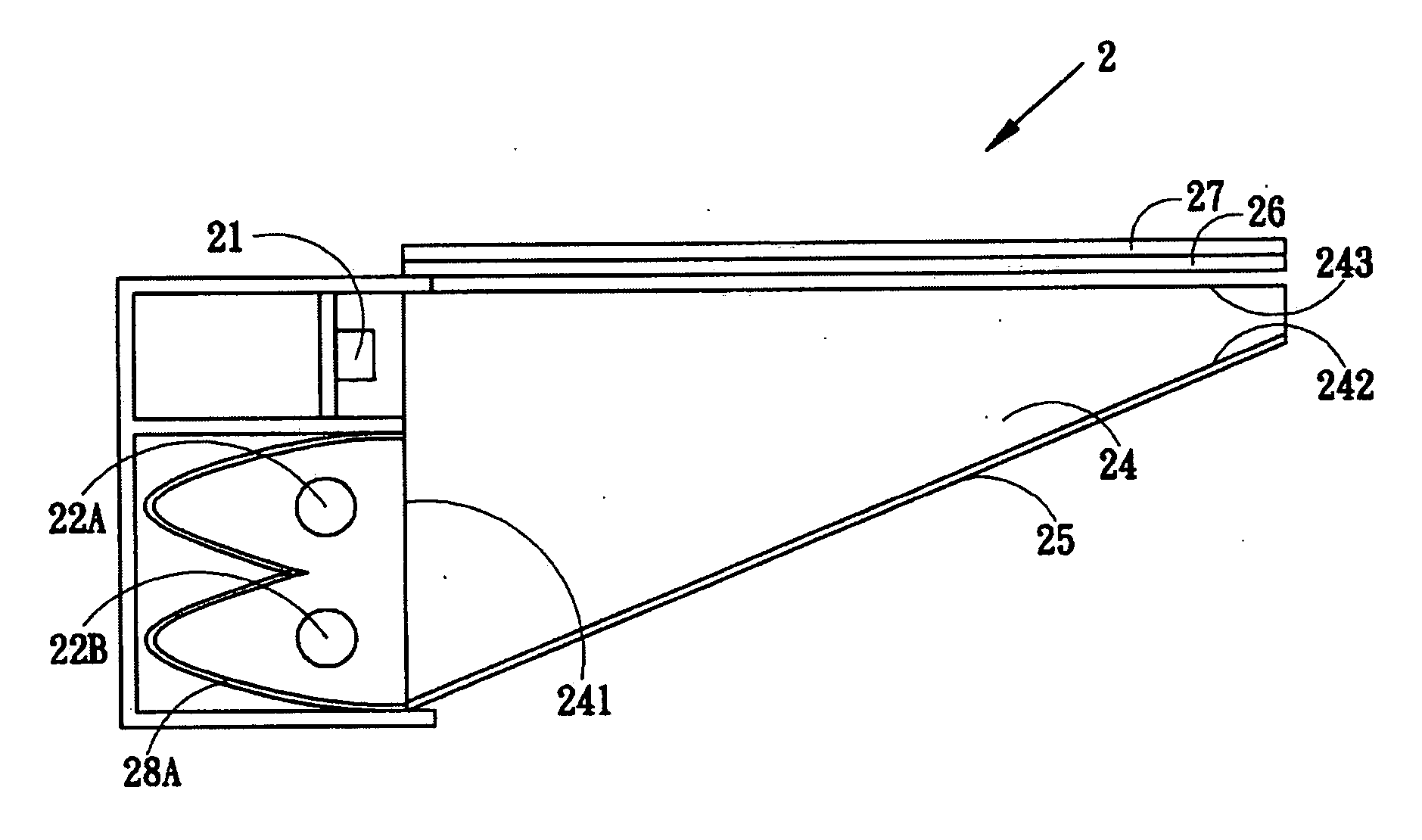 Backlight system and LCD using the same